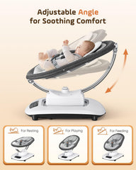 Smelluck Baby Swing motion modes provide arc and circular soothing.