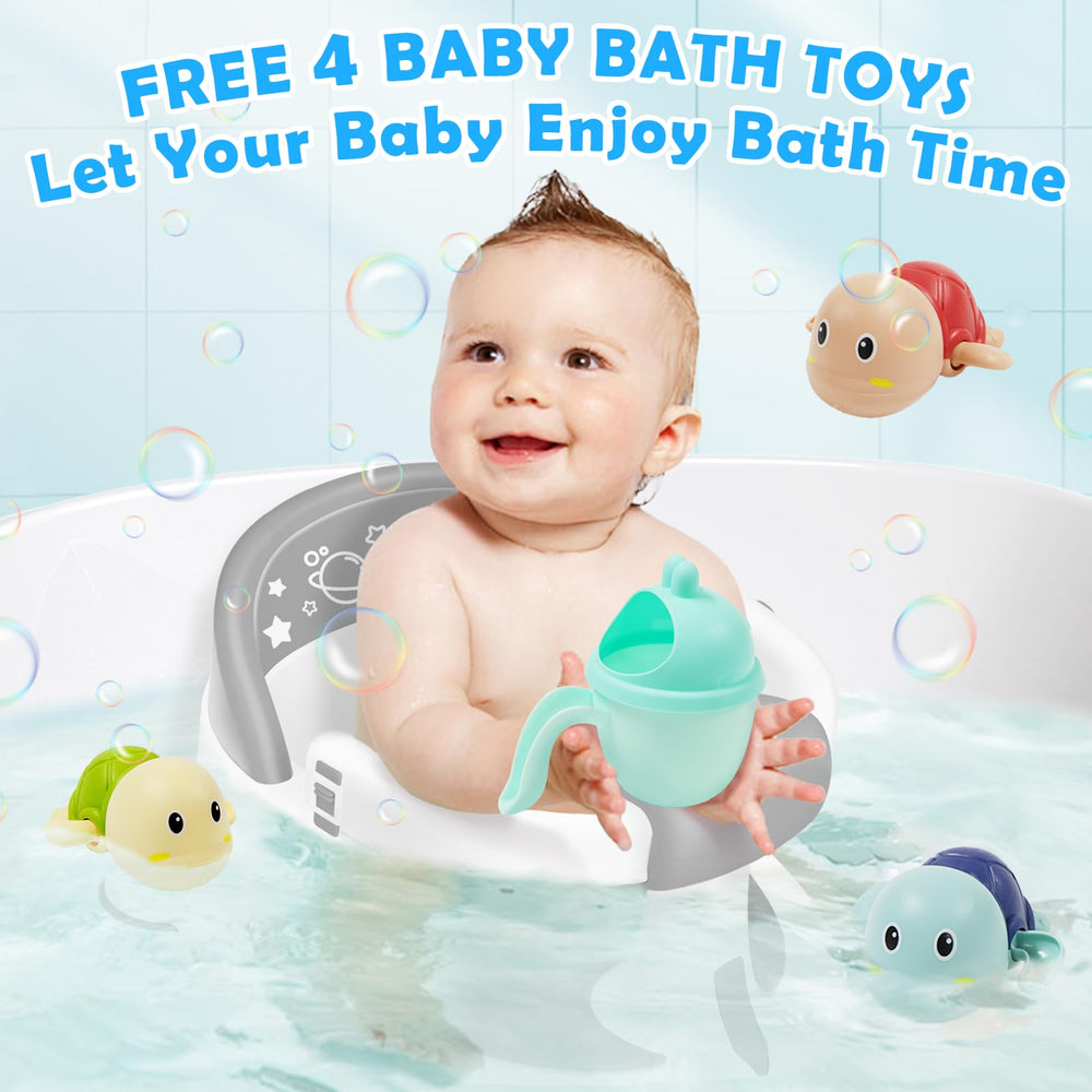SMGZG bath seat backrest enhances stability for calmer bath time