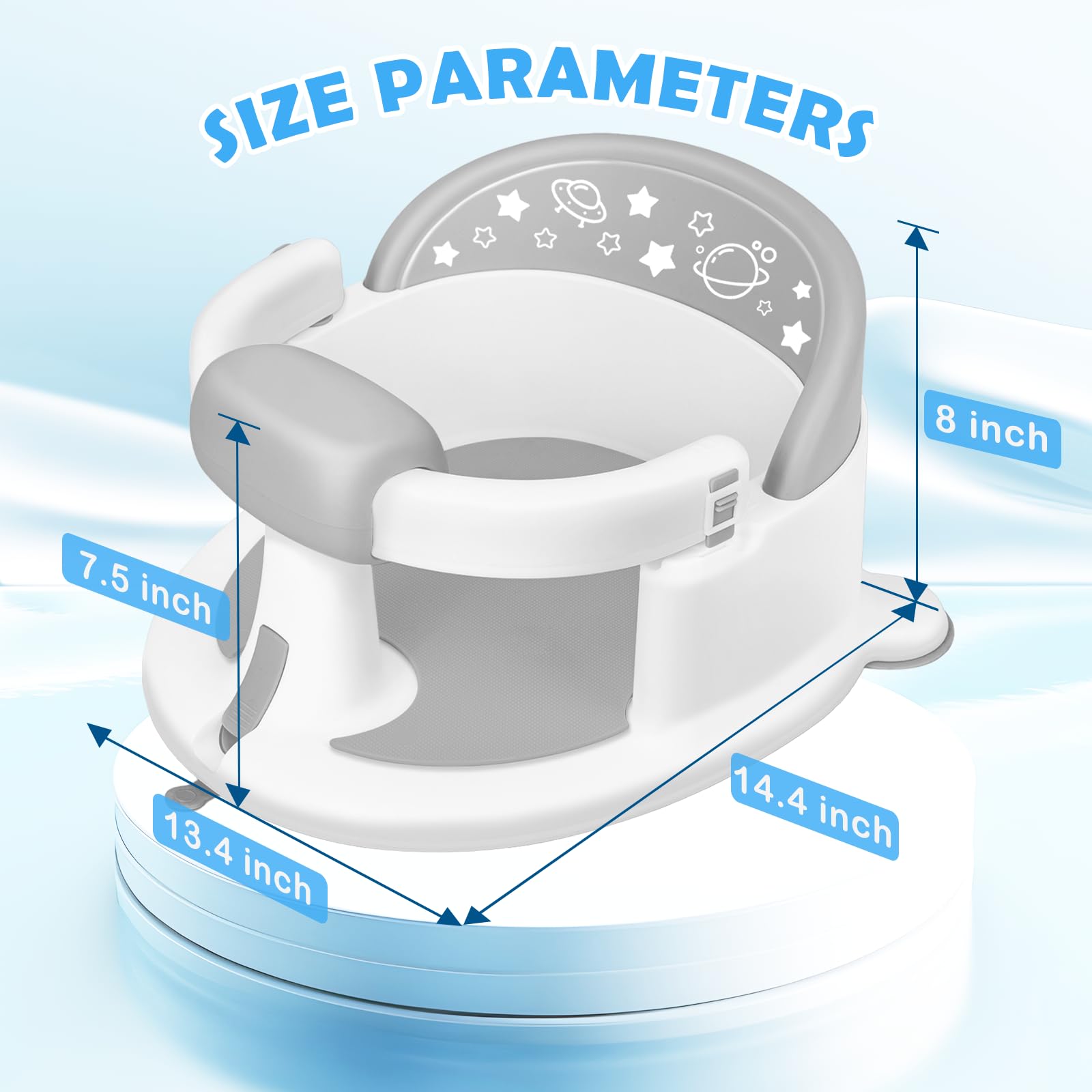 SMGZG transformable bath seat doubles as a living-room chair for supervision