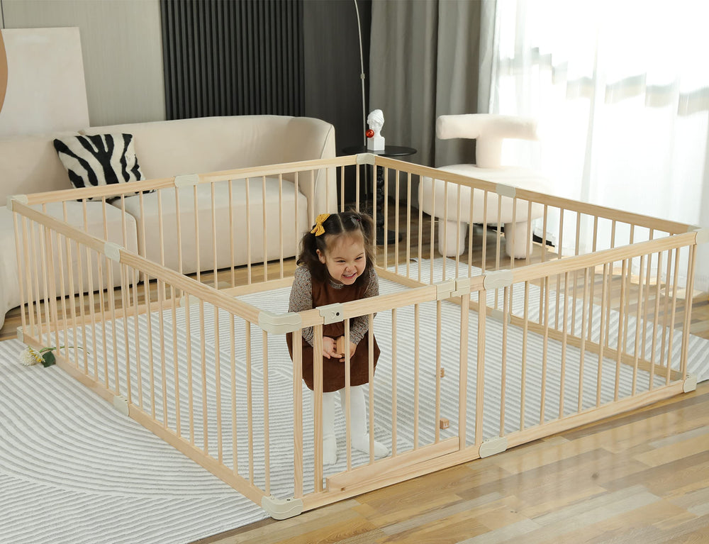 Smilebaby Conababy solid wood enclosure without spray paint for baby-friendly materials