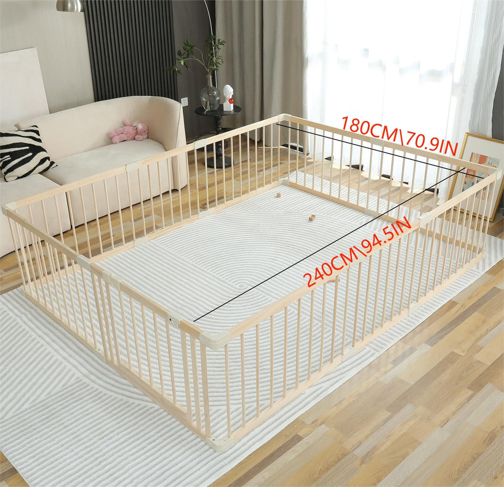 Smilebaby gate frame and latch ensure quick, secure access.