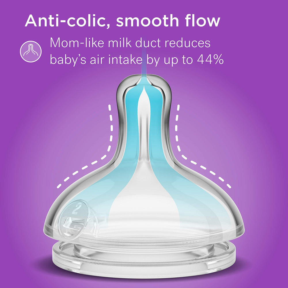 Smilo nipple supports relaxed baby latch during feeding.