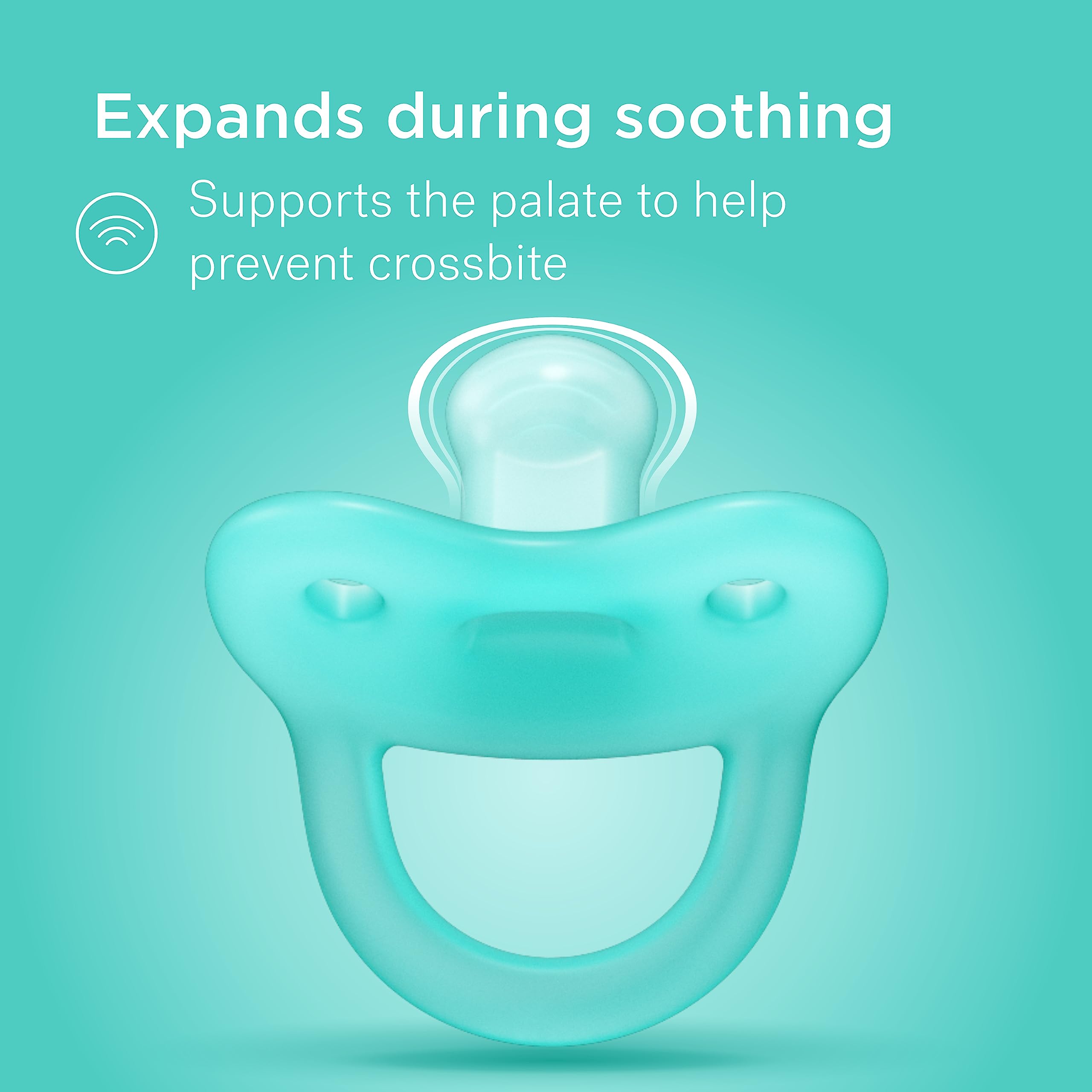 Smilo BPA-free medical-grade silicone pacifier ensures safe soothing.