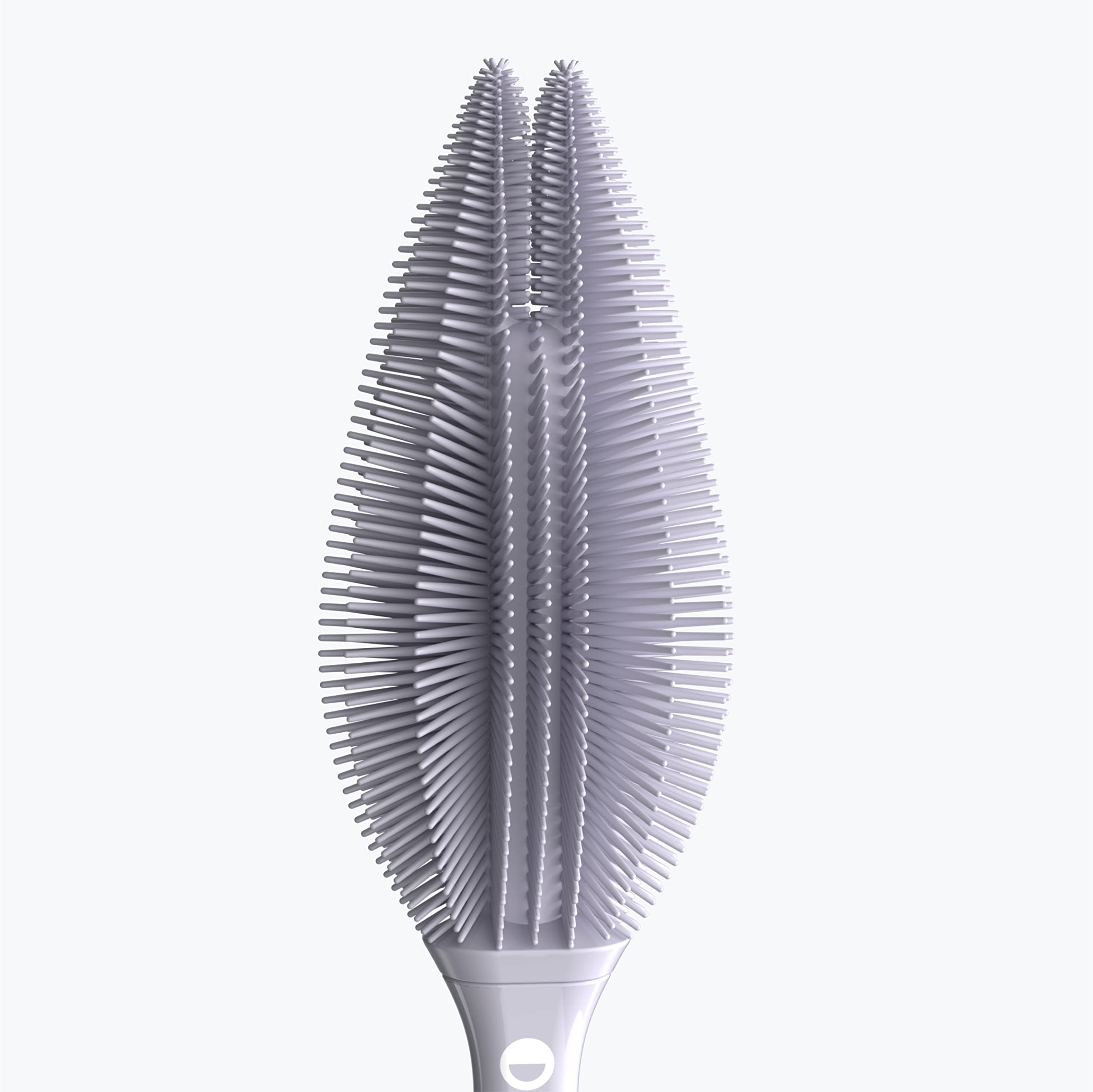 Smilo BPA-free silicone brush offers safe, durable bottle cleaning.