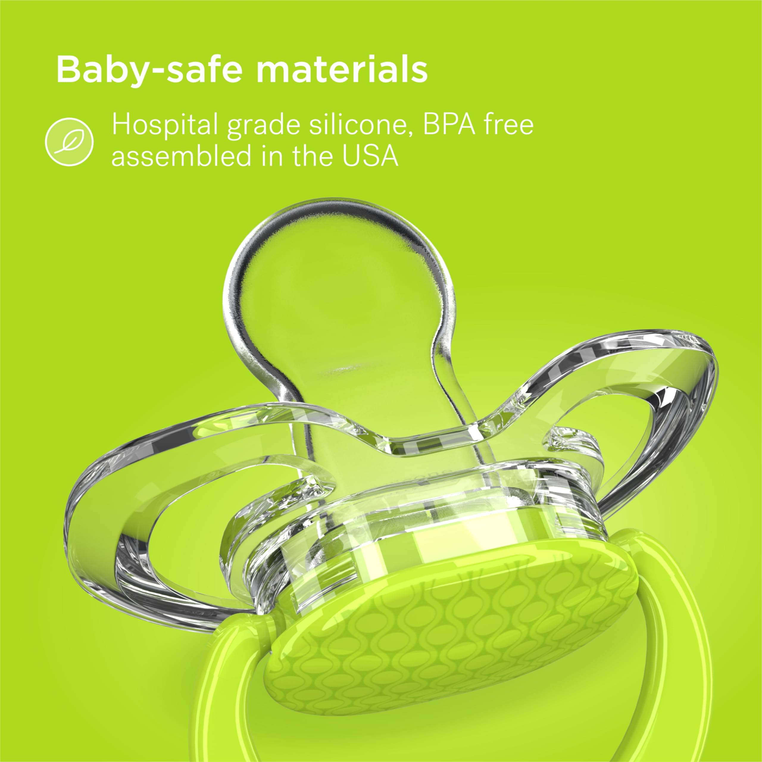 Smilo pacifier is dishwasher safe for easy cleaning.