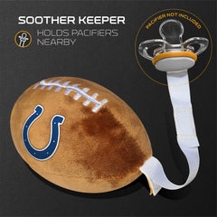 Smilo Colts holder close view of flexible silicone ring for any pacifier.