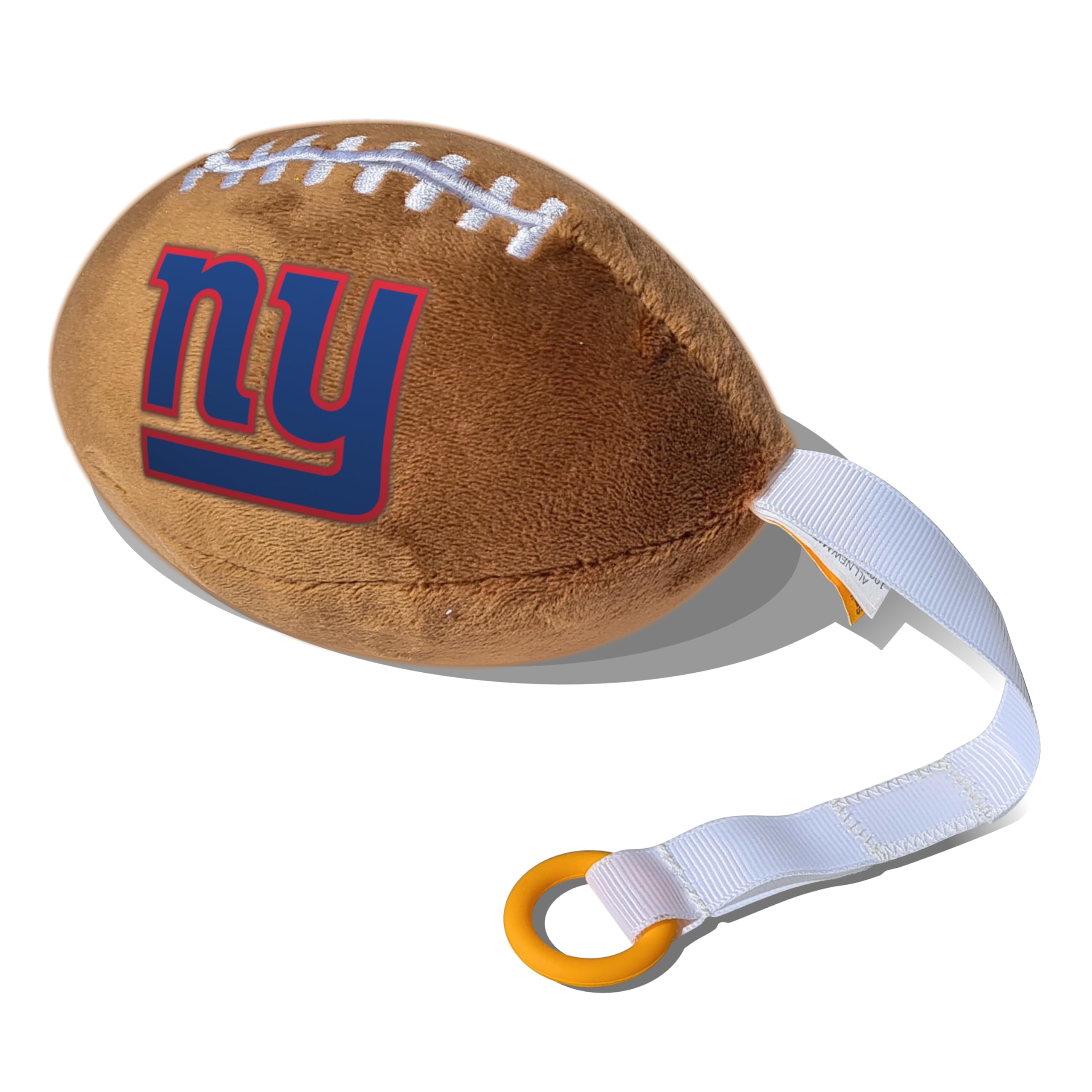 Smilo New York Giants plush-football-toy provides cozy playtime and comforting companionship.