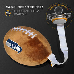 Smilo Seattle Seahawks logo detail highlights official NFL branding with durable print