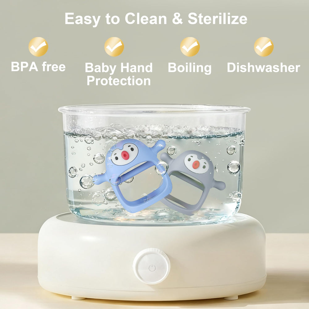 Smily Mia Dishwasher-Safe Teether is easy to clean