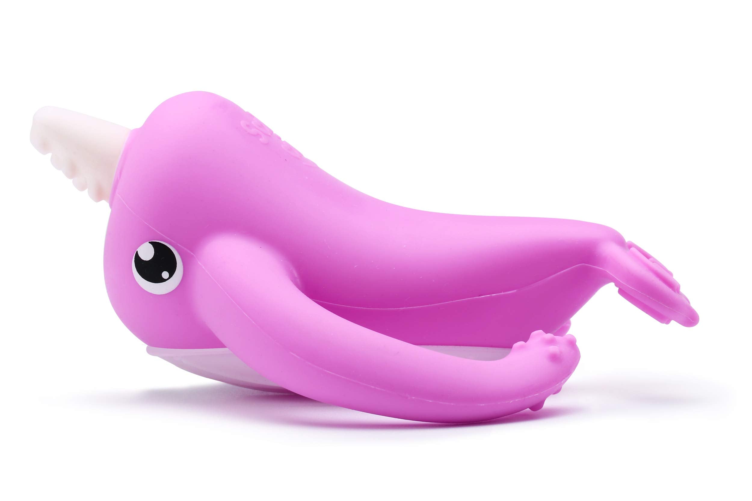 Smily Mia Narwhal teether front gums for soothing teething relief