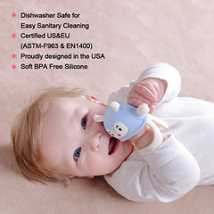 Smily Mia Reindeer teether designed for 3-6 months mouth reach