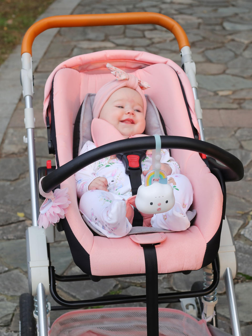 Smily Mia soft night-light glow to create gentle bedtime ambiance.