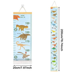 Smlper growth chart wood frame close-up showing sturdy construction and finish.