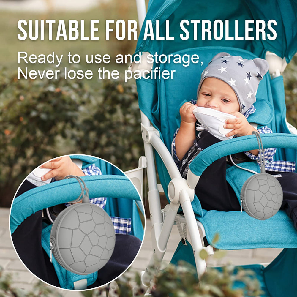 Smlpuame pacifier holder case travel-friendly design for busy parents