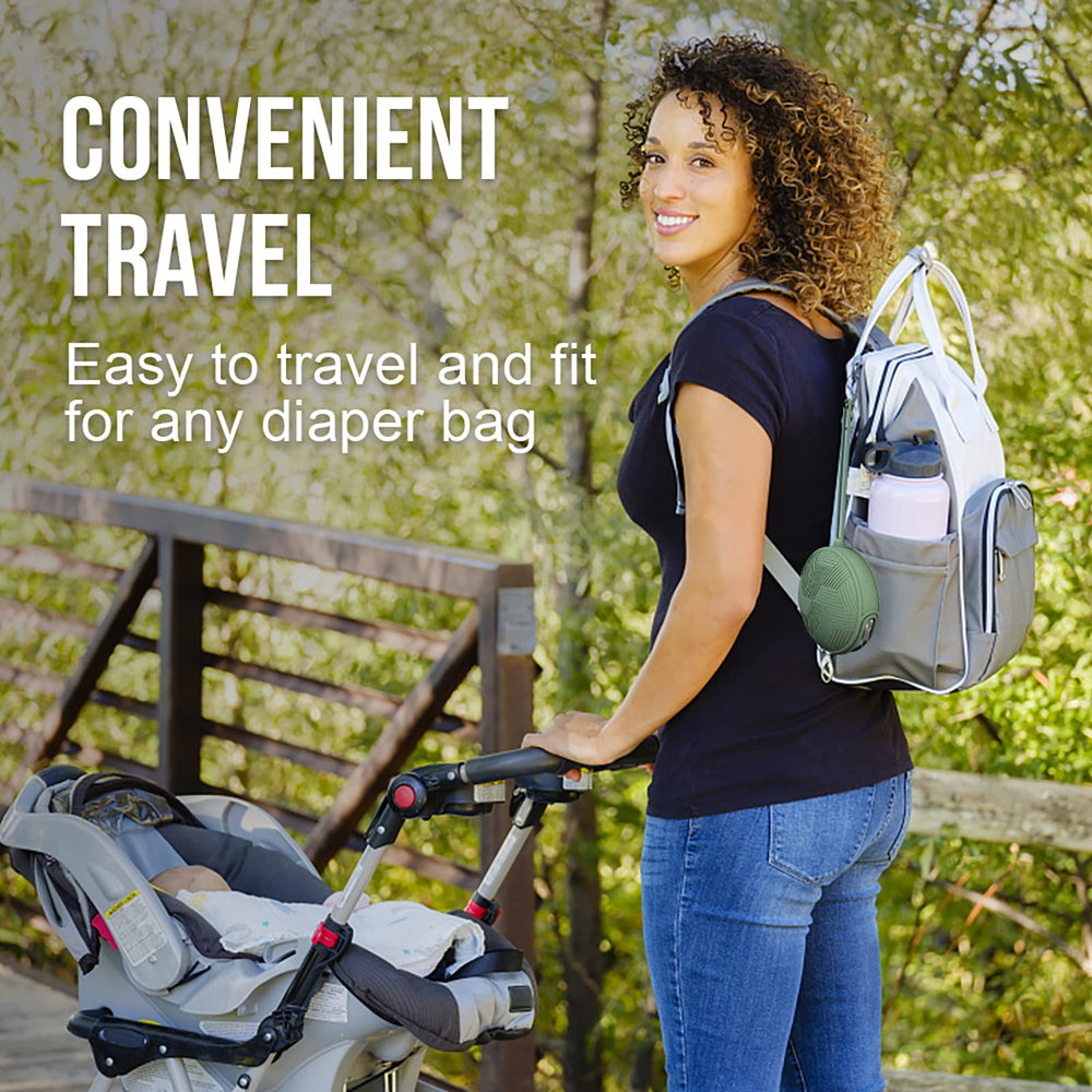 Smlpuame pacifier holder case travel-friendly design for diaper bags