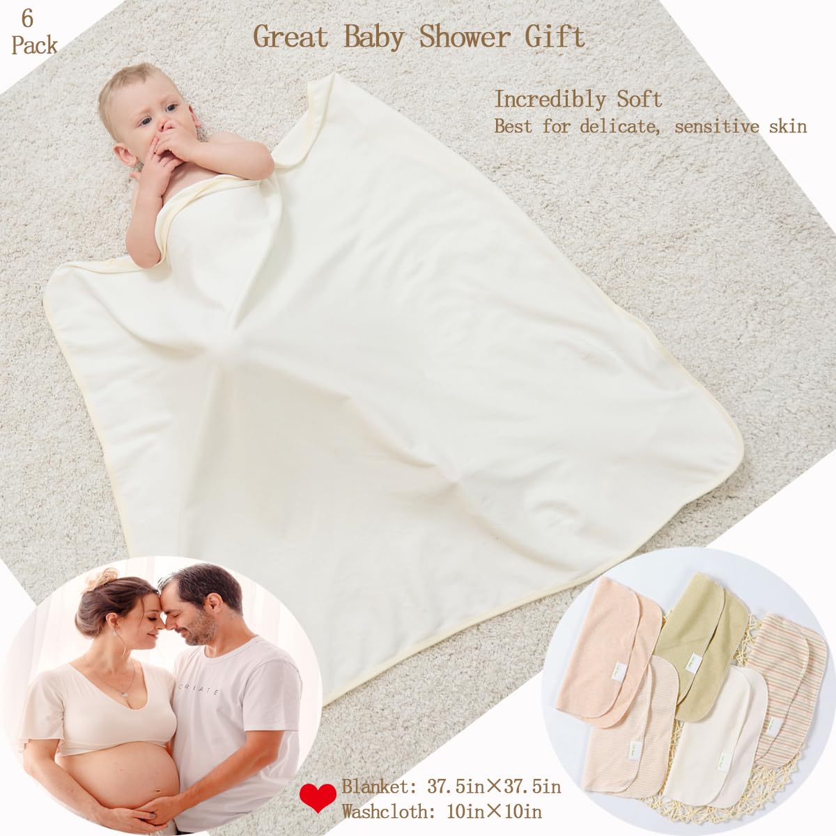 Smluckyg baby towel in use with infant smiles after bath.