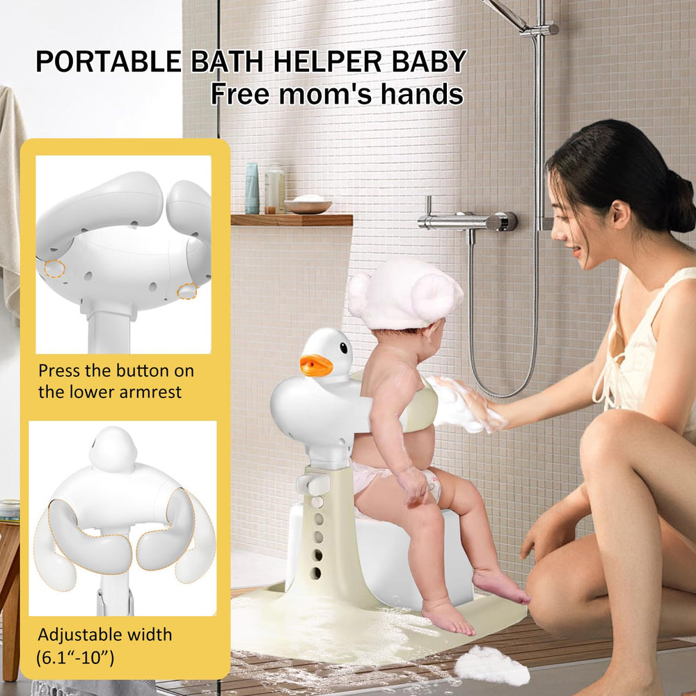 SMLXLXX portable-bath-helper-baby illustrates easy transfer and handling during baths.