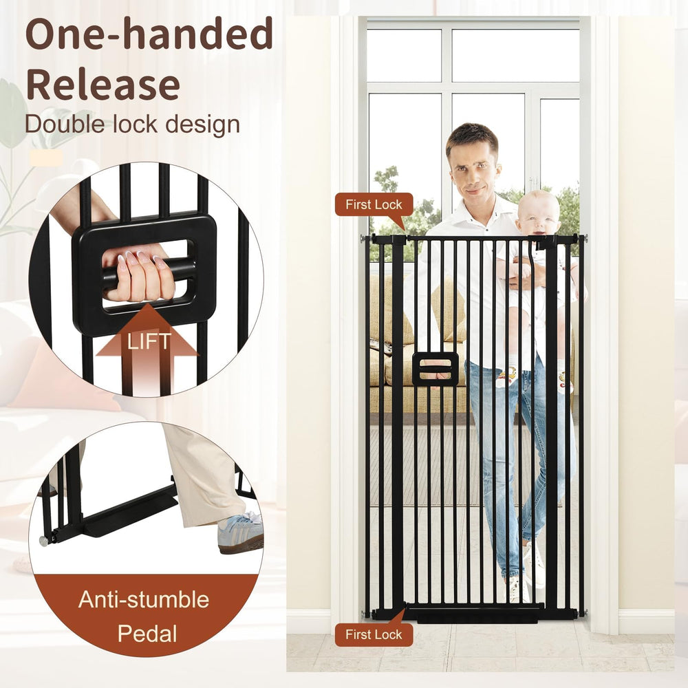 Smonter narrow-bar spacing keeps small pets from slipping through.