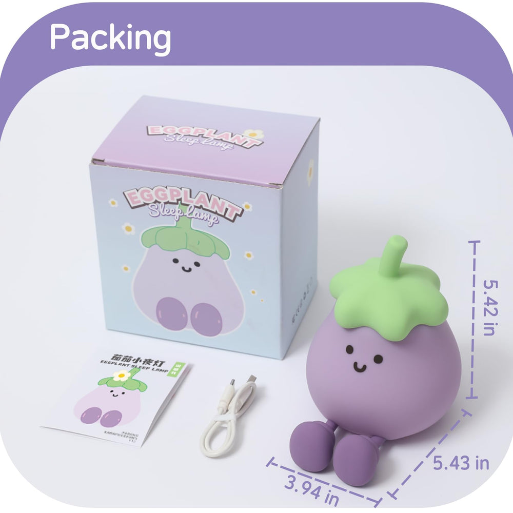 SMOORITA eggplant night light gift packaging suitable for gifting