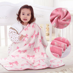 SmoothNovelty 30x40 inch blanket laid flat for swaddle, stroller, and crib coverage