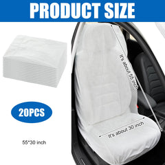 SmoothNovelty white studio shot highlights slim discreet seat cover profile