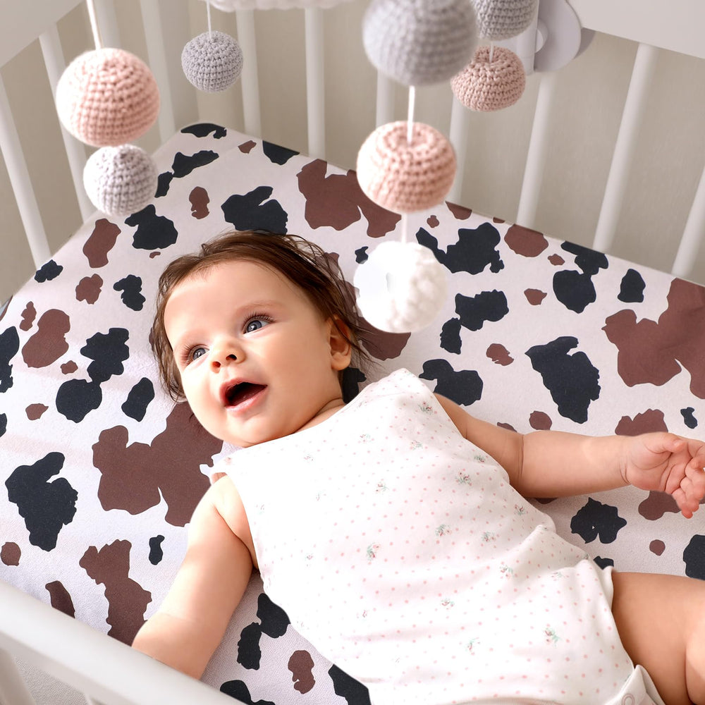 SmoothNovelty machine washable bassinet sheets simplify cleanup after spills.