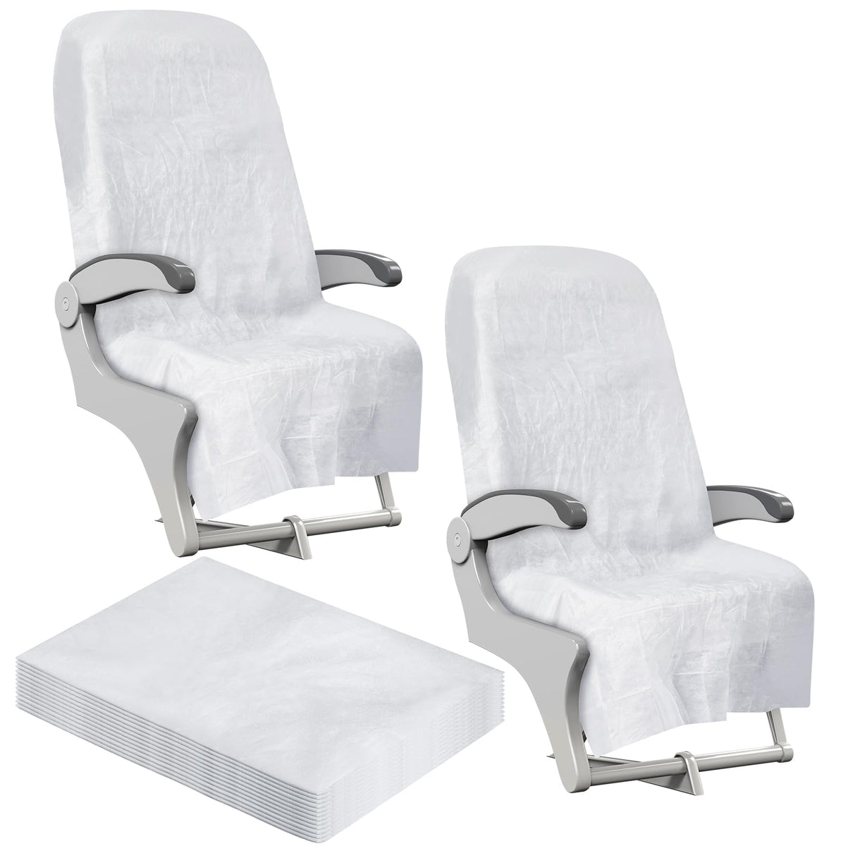 SmoothNovelty seat covers pack shows hygienic disposable protection for public seating