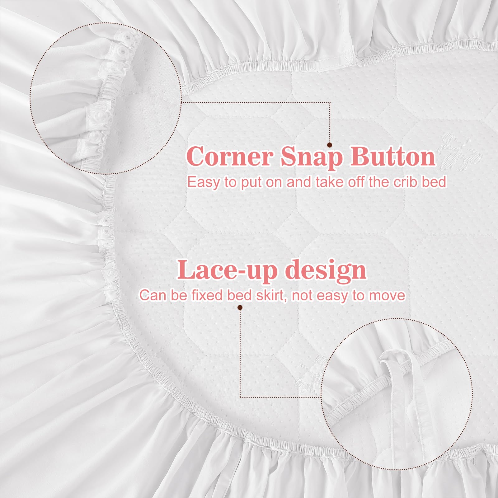 SmoothNovelty soft polyester fabric delivers gentle touch and easy wrinkle resistance for busy days.