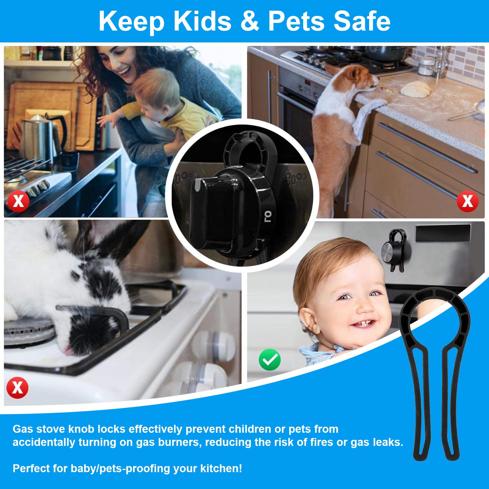 smrtcol gas stove knob lock kids-pets-use showcases family-friendly kitchen safety for curious little ones
