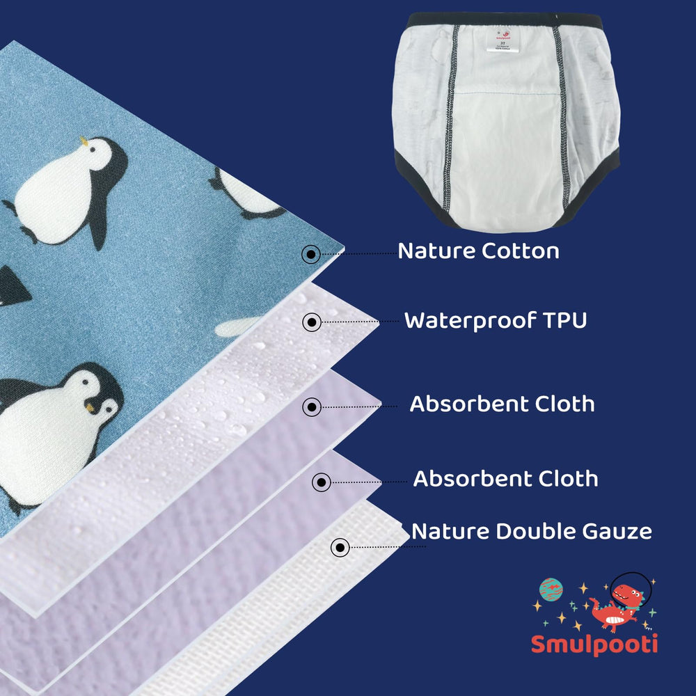 SMULPOOTI soft breathable cotton outer shell for comfortable all day wear