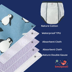SMULPOOTI soft breathable cotton outer shell for comfortable all day wear