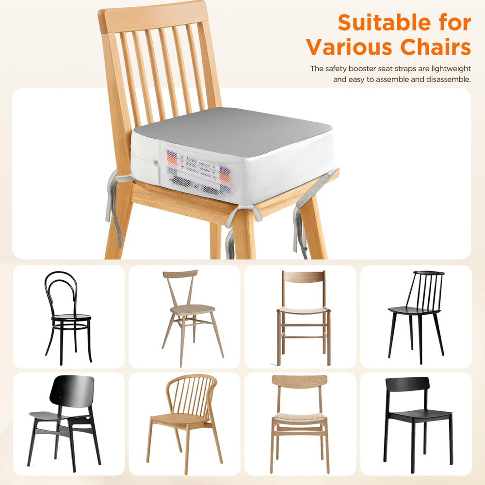 SMZCTYI booster seat installation is quick and portable for travel.