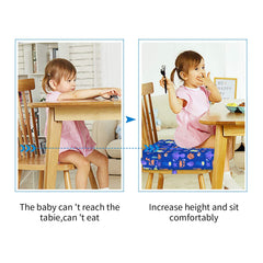 SMZCTYI booster seat with double safe straps ensures secure seating