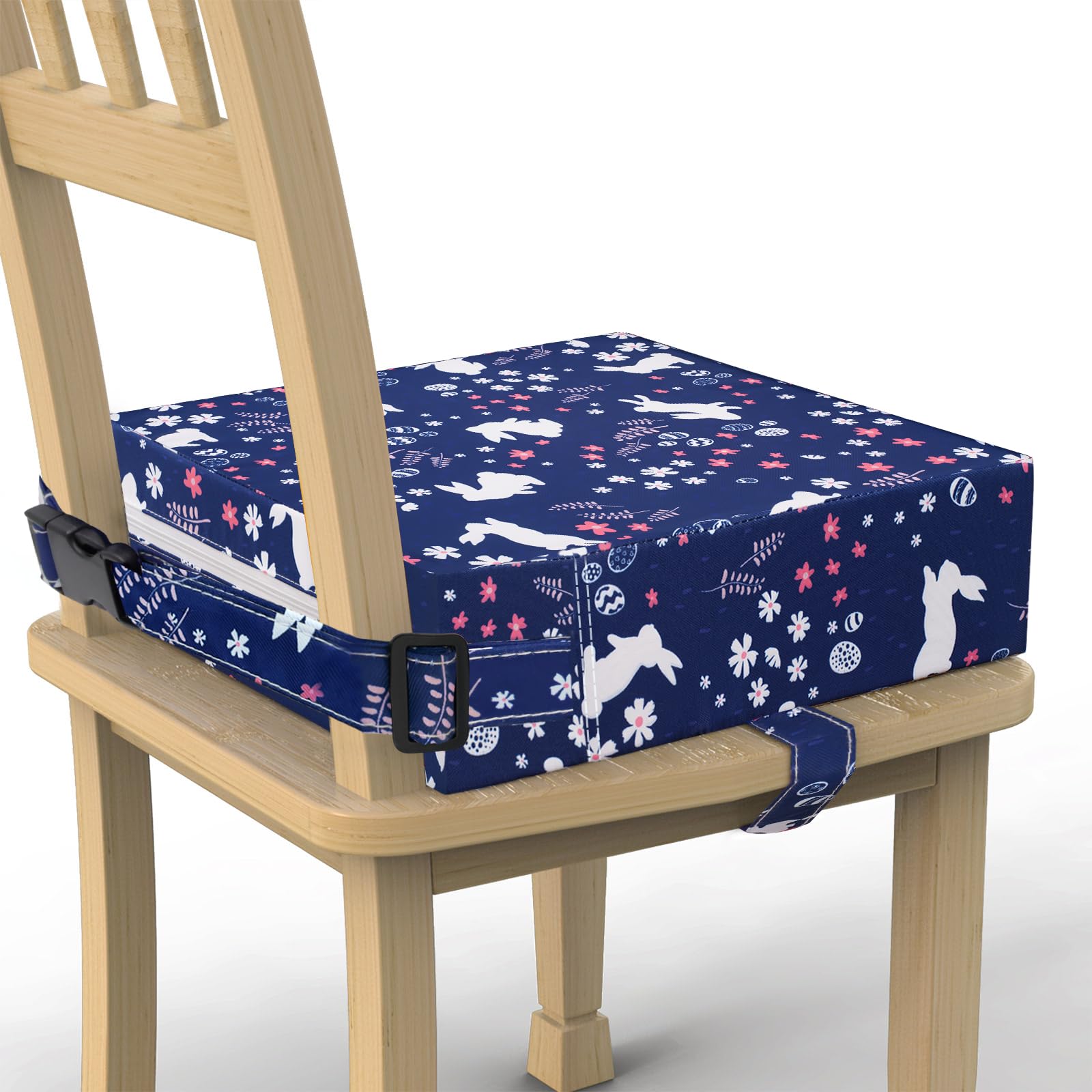 SMZCTYI toddler booster seat back view provides stable dining support for kids