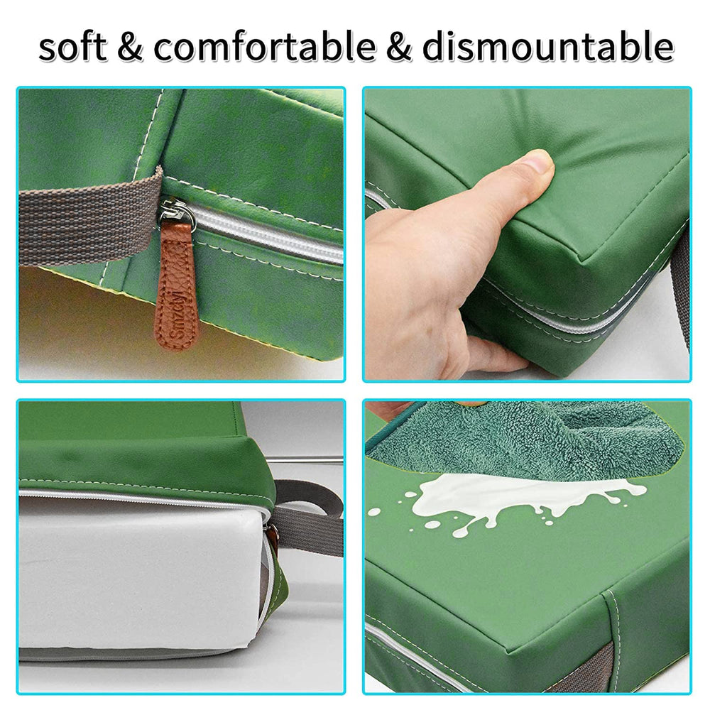 SMZCTYI portable booster fits most chairs, easy to carry on outings.