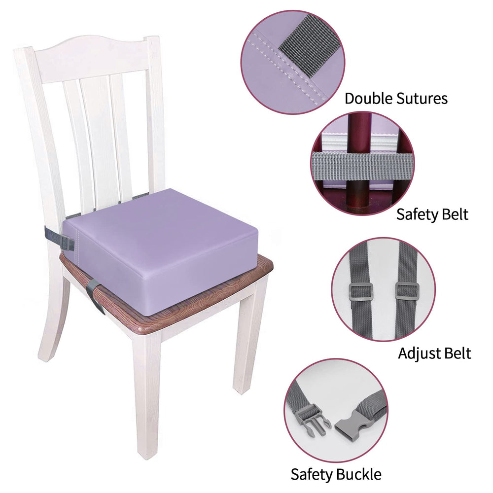 SMZCTYI booster seat with safety belts ensures secure restraint during use