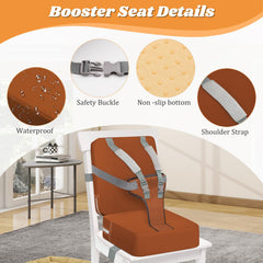 SMZCTYL dining booster on chair helps toddlers sit upright during meals.