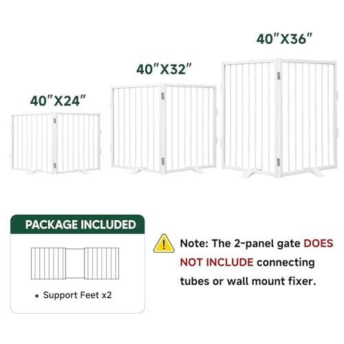 Snagle Paw compact white gate stored neatly in closets after use.