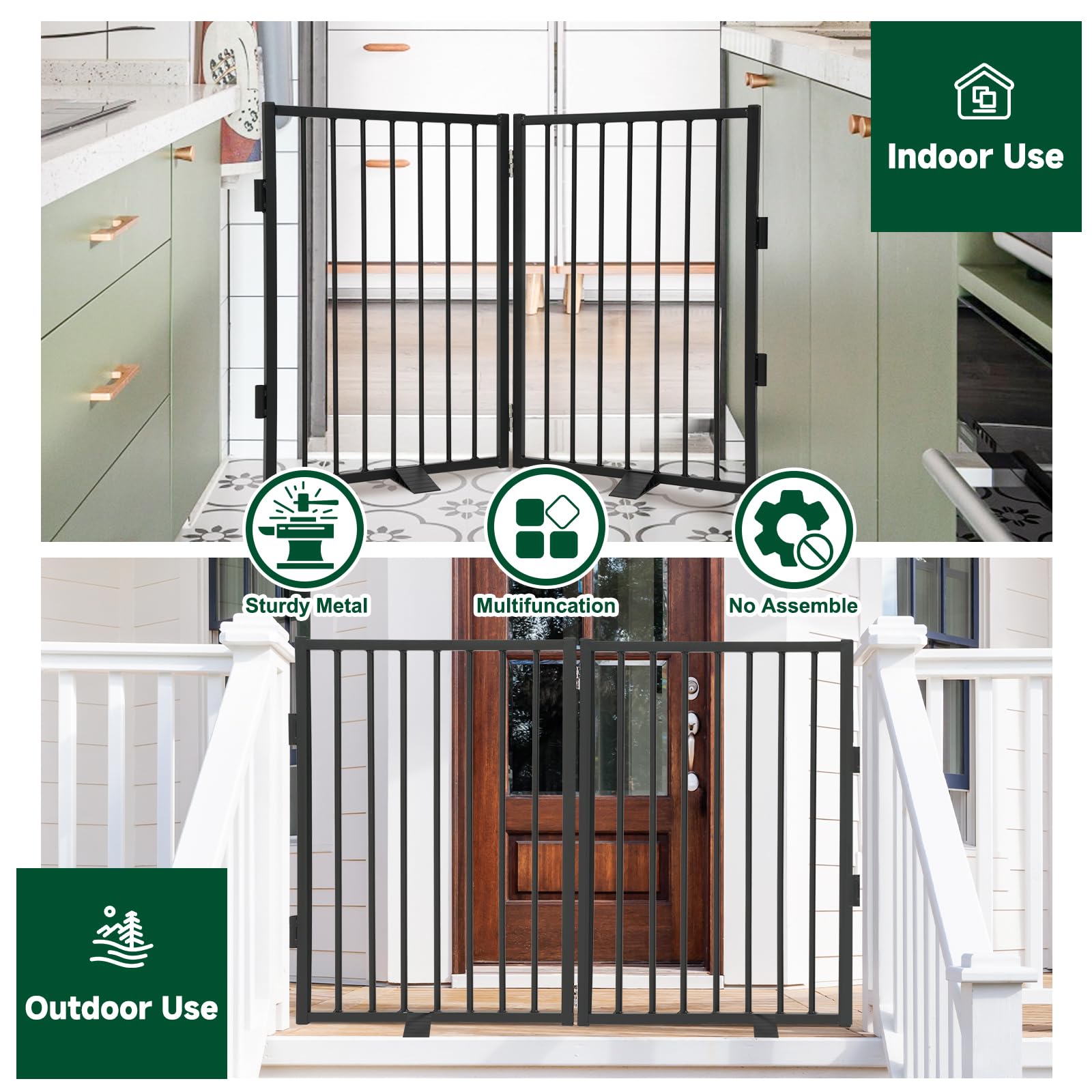 Snagle Paw doorway-use gate helps create calm transitions between rooms.