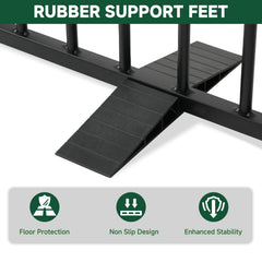 Snagle Paw foldable dog gate stores compactly when not in use.