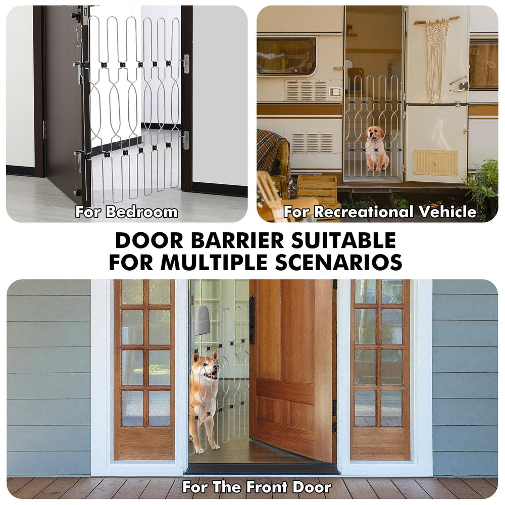 Snagle Paw foldable storage cover keeps barrier discreet when not in use