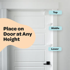 HugLock operates from both sides for easy adult access and child protection
