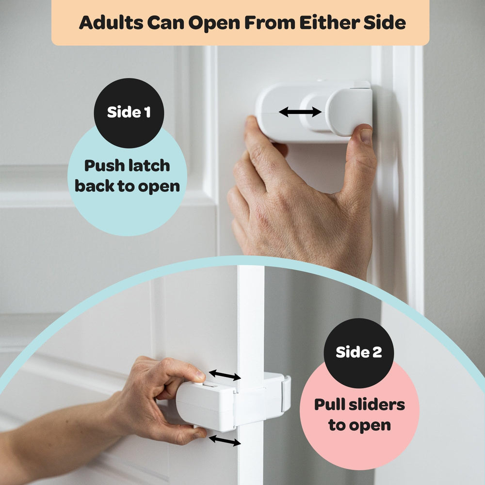 Pet safety: HugLock helps prevent door opening by dogs or cats