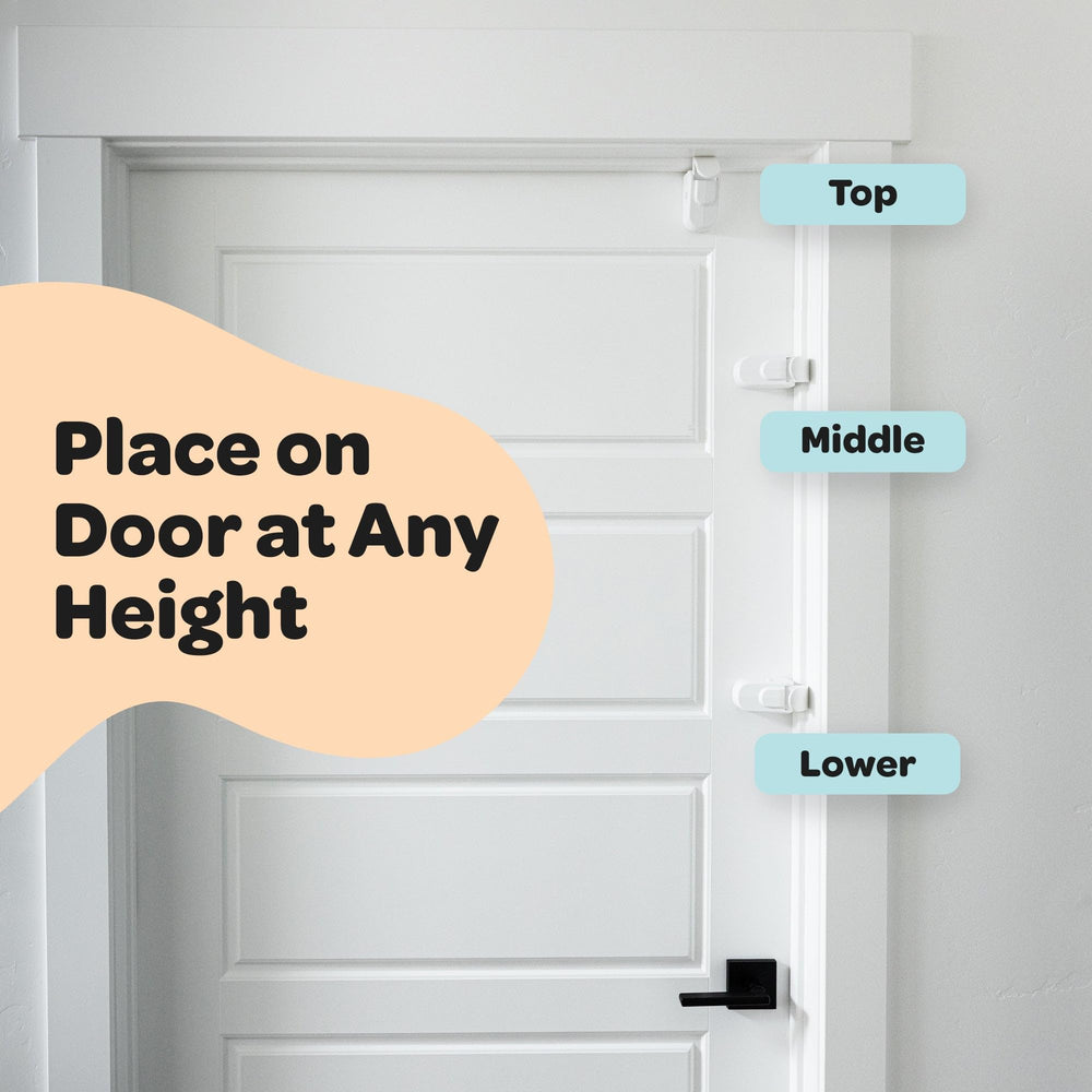 Snappower HugLock requires no tools, leaving doors undamaged.