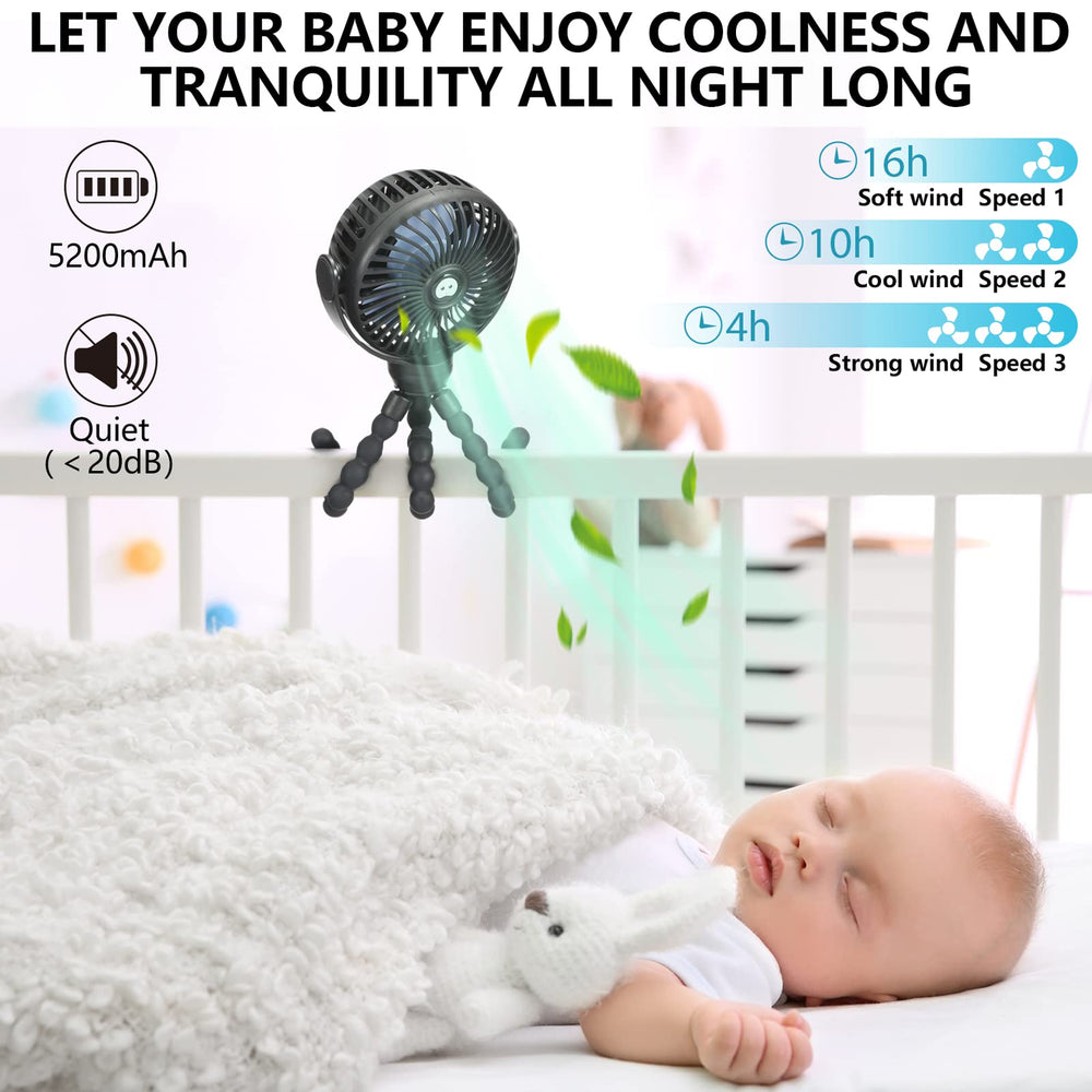 Snawowo fan with quiet brushless motor keeps rooms calm and focused.