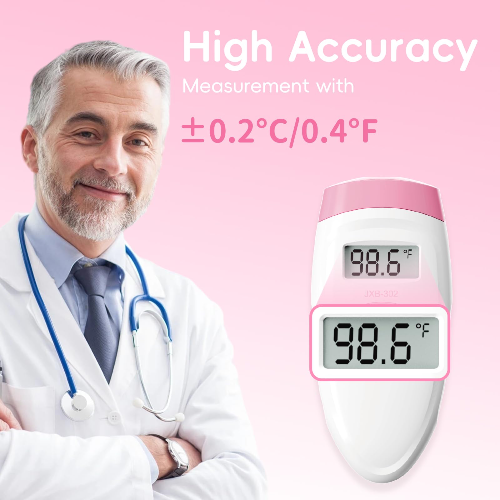 Snomd thermometer fever alarm highlights temperature trends for awareness