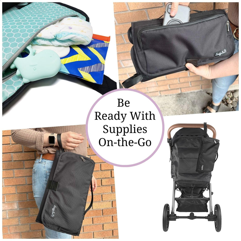 SnoofyBee travel-friendly compact folding makes on-the-go changing easier.
