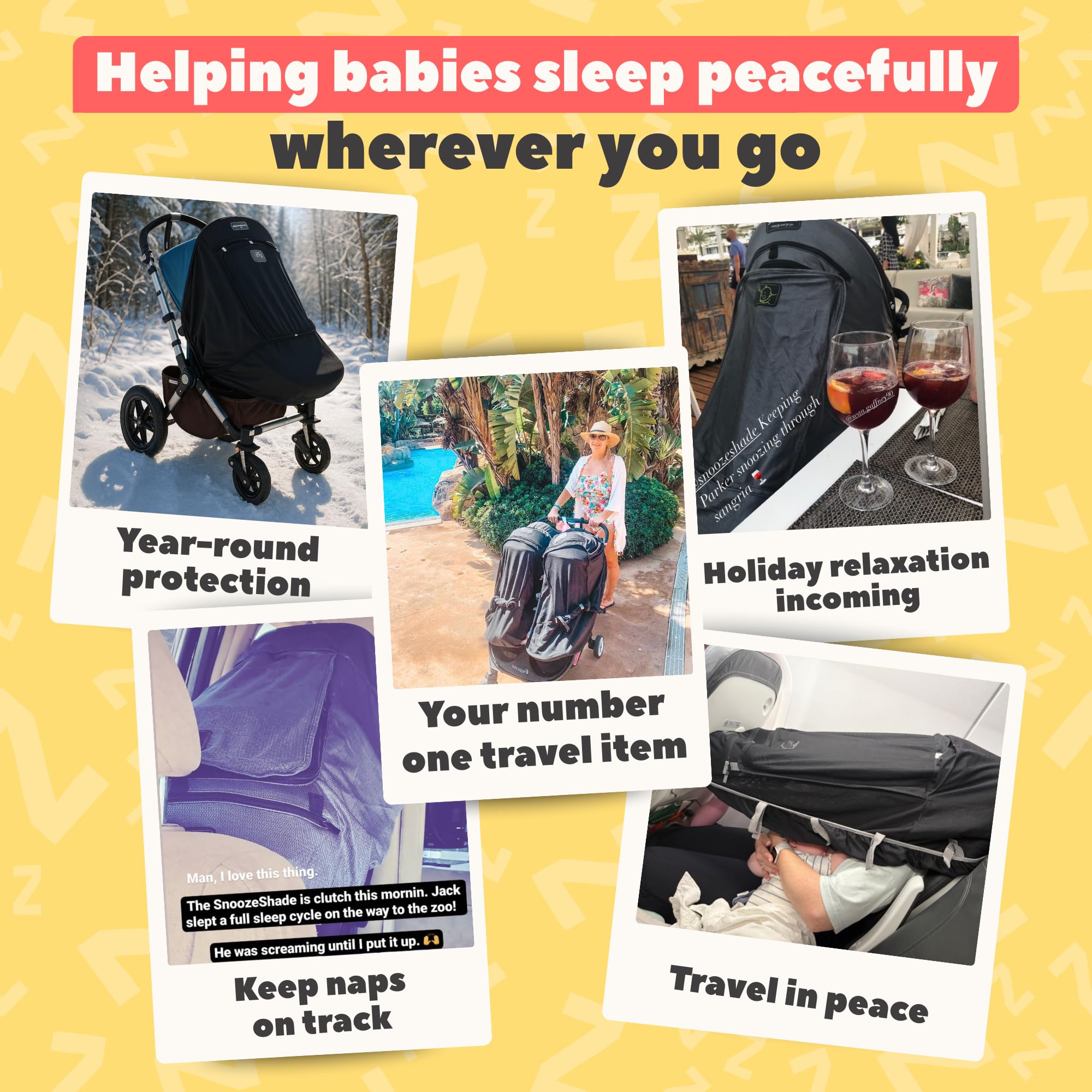 SnoozeShade Plus Extra universal fit fits most single strollers and joggers.