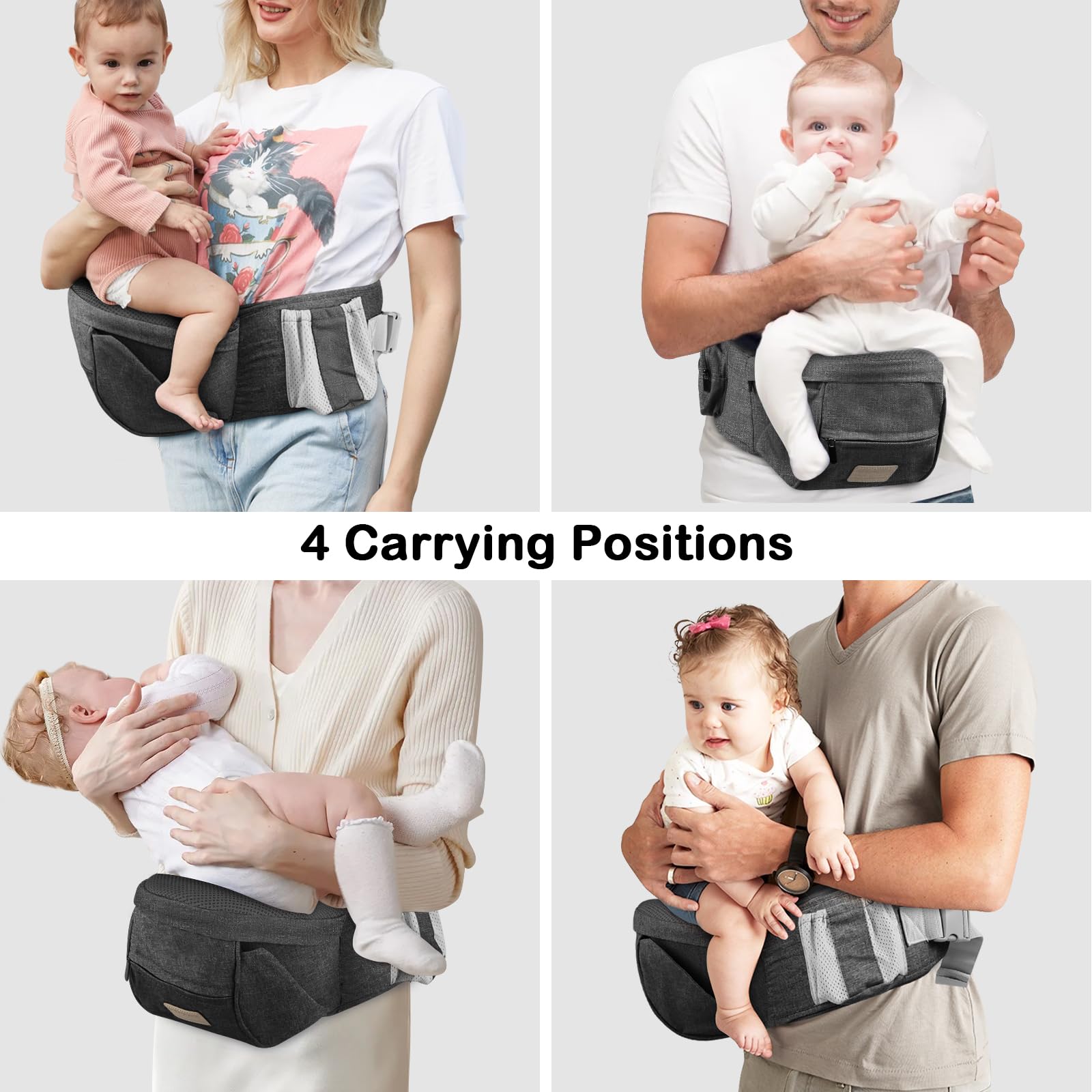 SNOOZYNEST adjustable waistband provides customizable fit for caregivers