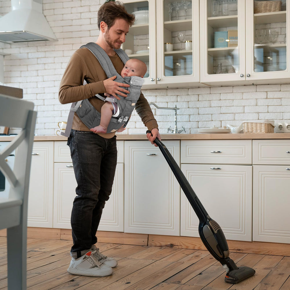 SNOOZYNEST dark grey carrier blends with outfits for daily use